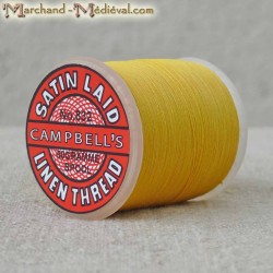 Satin Laid linen thread - Yellow 