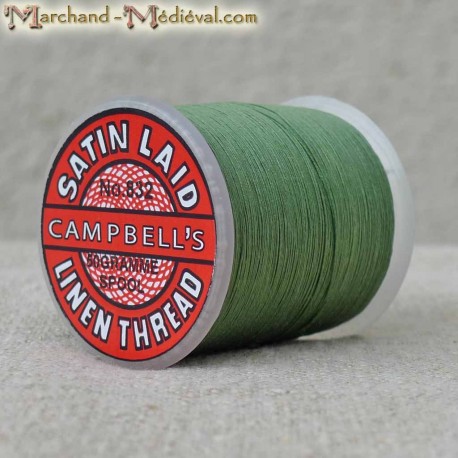 Satin Laid linen thread - Light green 