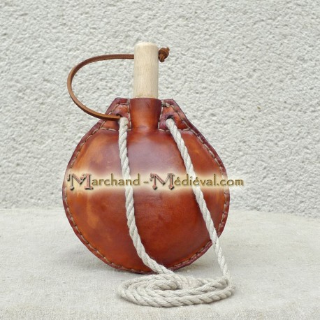 Leather flask 