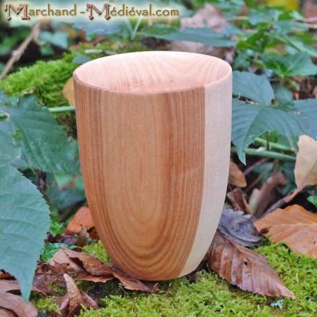 Ash wooden cup 