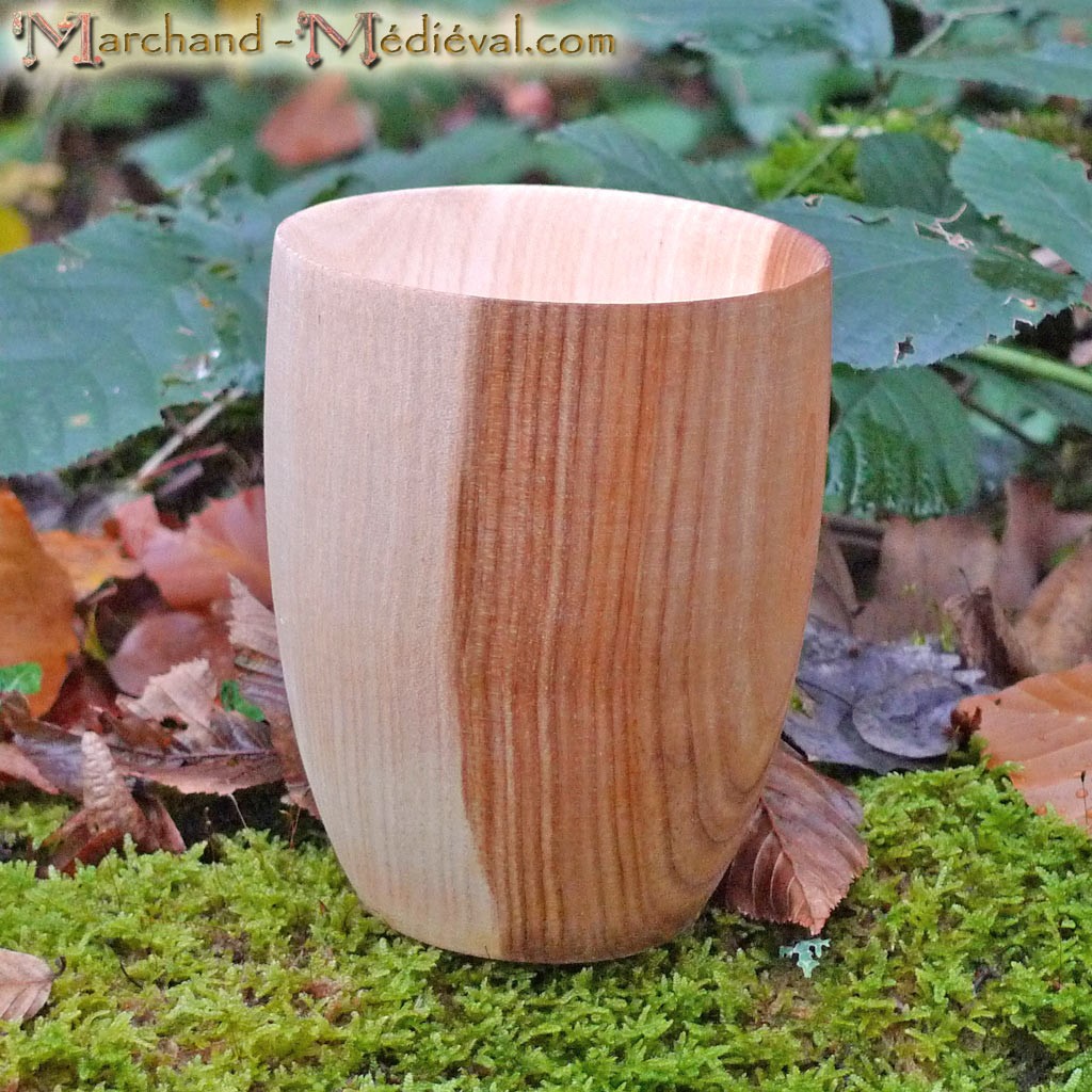Wikinger Holzbecher aus Sauerkirsche