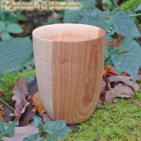 Ash wooden cup 