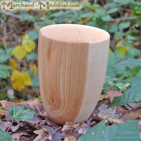 Ash wooden cup 