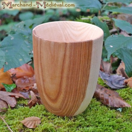 Ash wooden cup 