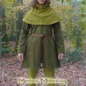 Chaperon médiéval en laine