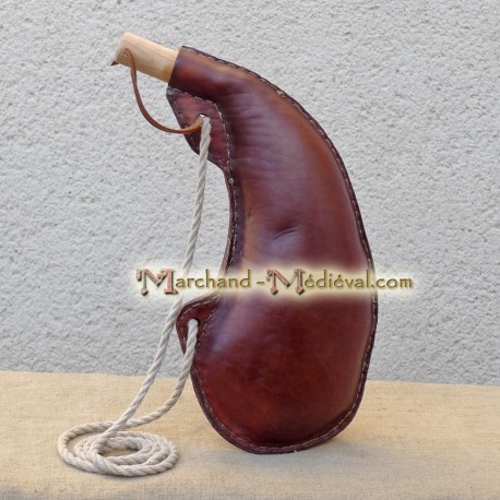 Leather flask 