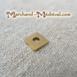 Square washers to buck rivets 