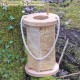 Lanterne médiévale en bois 