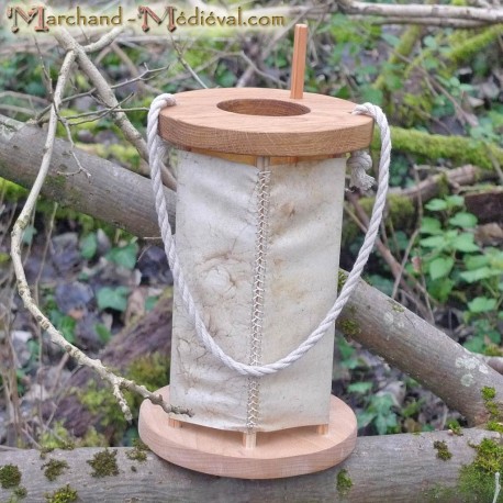 Farol medieval de madera 