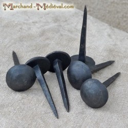 halbkugelförmigen Nägel : 80 mm 