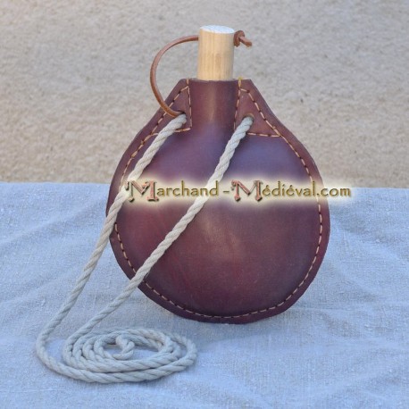 Leather flask 